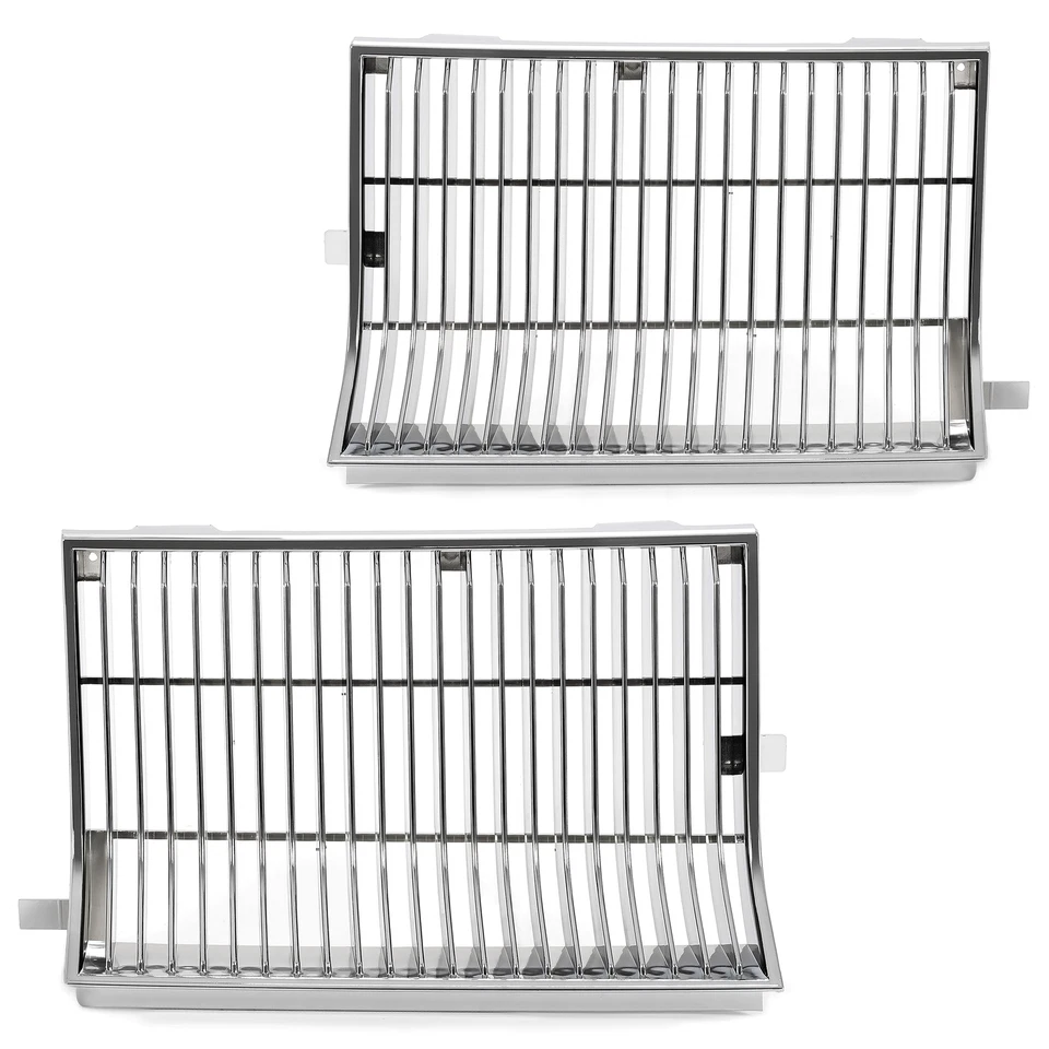 Chrome Grille Grill For Oldsmobile Cutlass 2 Door 1981-1986 22531190 22531191 Foto 2 de 4