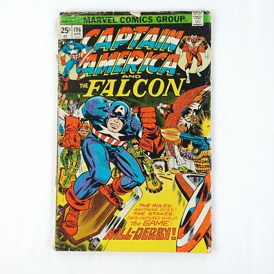 Captain America And The Falcon #196 Bronze Age (1976 Marvel Comics