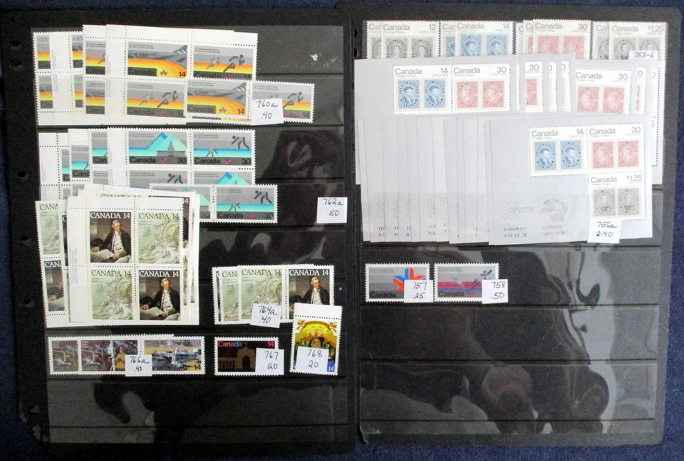 Canada Dealer Lot CVC$10000 War Tax Back-of-Book Inscription Blocks S/S M/S - Image 2 of 4