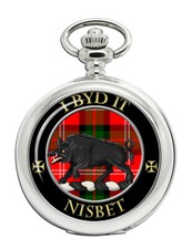 Nisbet Scottish Clan Pocket Watch