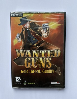 WANTED GUNS PC CD ROM BRAND NEW SEALED - FAST FREE SHIPPING
