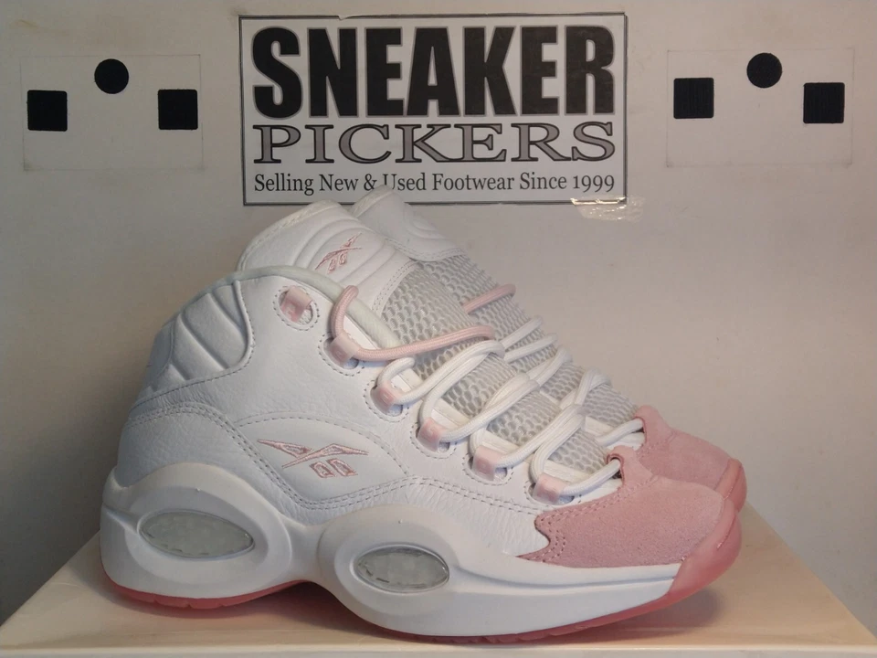 Baloncesto Reebok Question Mid Junior - GX9357 - Blanco/Rosa - 6,5 años/Mujer 8 Foto 4 de 4