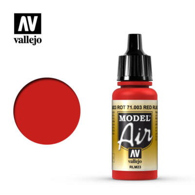 Vallejo Model Air 71003 Scarlet Red Acrylic Paint