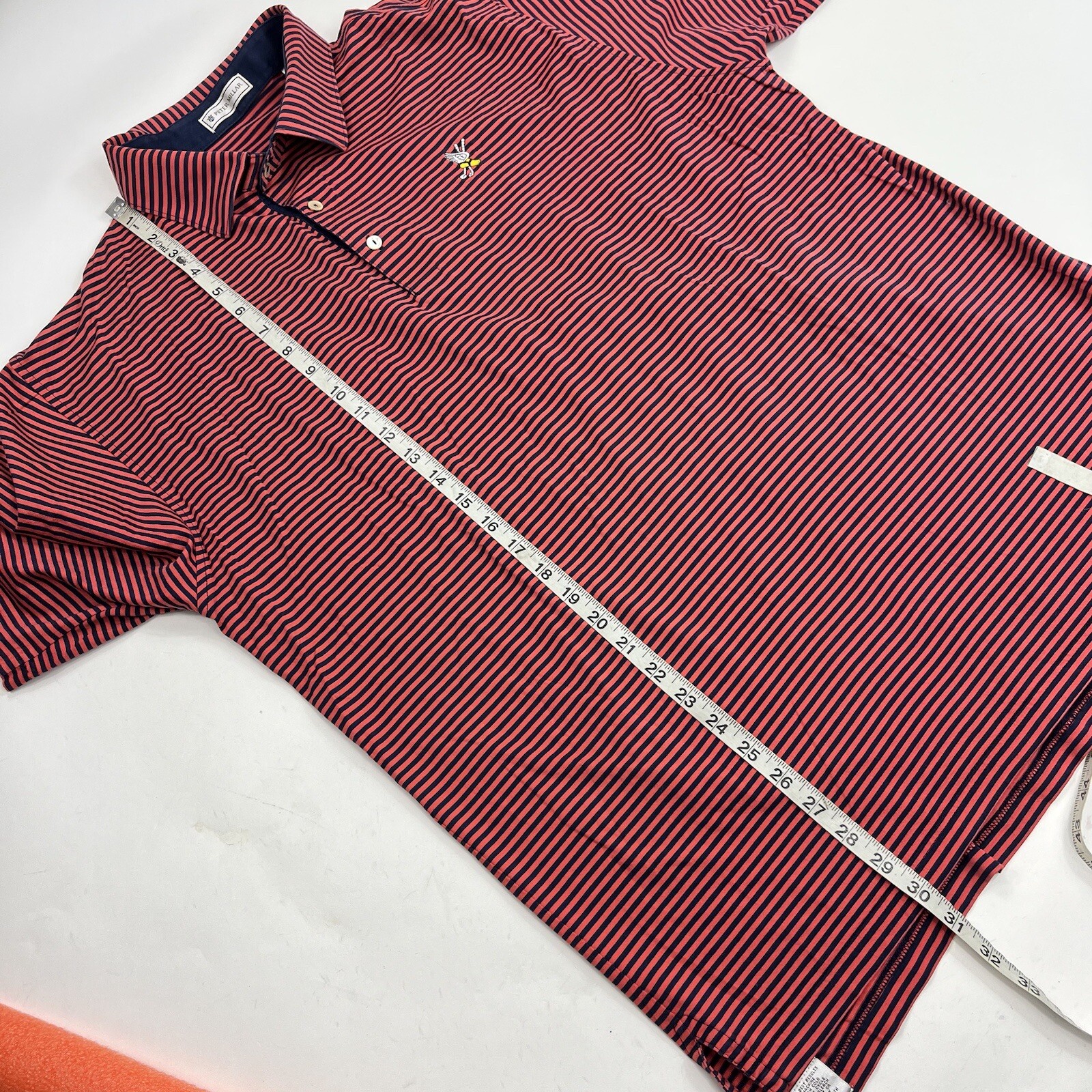 Peter Millar Winged Foot Golf Polo Shirt Short Sleeve… Gem