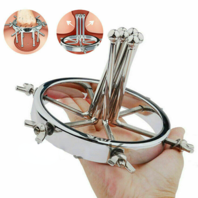 Extreme Speculum Chastity Device Metal Spreader Dilator