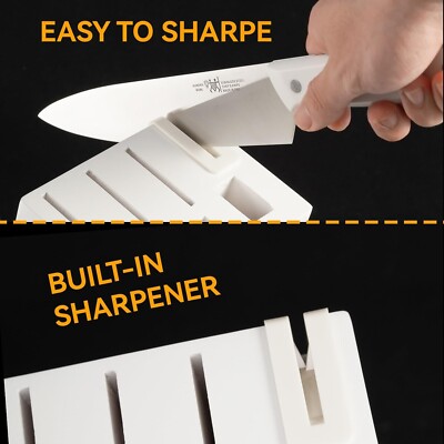 武*一様 Hunter Dual シェフナイフ 12本セット HUNTER.DUAL Knife Set 15 Pc Kitchen Knife Set with Block Self
