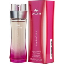 Lacoste Touch Of Pink Perfume EDT 1.6oz for Women New Sealed Box Authentic 