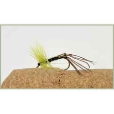 Best Hopper Trout Flies, 8 x Olive Hackled Bristol Hoppers Mixed 10/12/14