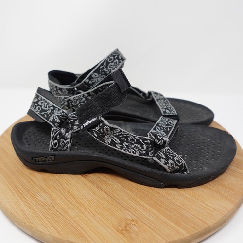 Sandalia deportiva de senderismo Teva Hurricane 6577 negra/gris talla 9 para mujer - Imagen 2 de 12