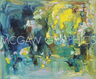 Somewhere in Hiding, Yangyang Pan, Abstract Wall Decor Art Print 11'' x 14'' 4038