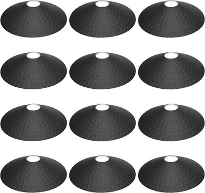 80/2843/12 8-Inch Steel Dark Sky Shades for String Lights, Weather Resistant, Te