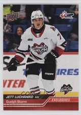 2023-24 Upper Deck CHL Exclusives 40/100 Jett Luchanko #290 10x3