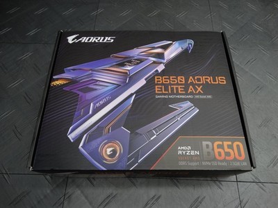 GIGABYTE B650 AORUS ELITE AX (Socket AM5) AMD B650 ATX DDR5 Wi-Fi 6E Motherboard