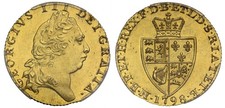 George III 1798 Guinea, MS63, 5th bust, spade reverse