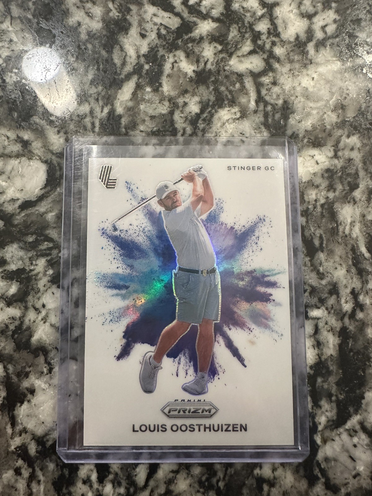2024 Prizm LIV Louis Oosthuizen Color Blast SP #7 Stinger GC - RCO3
