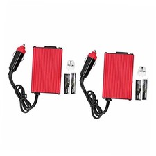 500W Pure Sine Wave Power Inverter, DC 12V Car LCD Display Inverter Dual