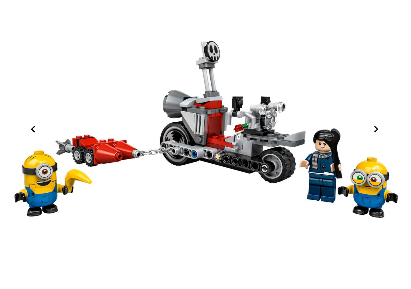 LEGO Minions Unstoppable Bike Chase 75549 Retired 2021 Minifigures 100% Complete