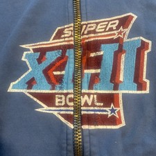 Super Bowl XLII Full Zip Hoodie Youth Size Medium