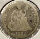 1882 Seated Liberty Dime 10C Silver U.S. Coin