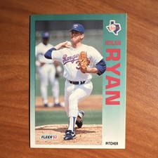 Fleer 1992 Nolan Ryan #320 Texas Rangers MLB Base Set Original Baseball Card