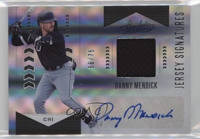 2020 Absolute Jersey Signatures Silver 56/75 Danny Mendick Rookie Auto RC 0jd0