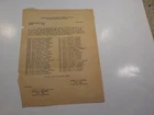 WW2 Document 1944 Missing In Action Battle Of The Bulge Camp Polk Louisiana WWII