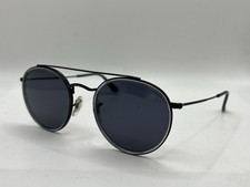 Ray Ban RB 3647N Black Round Double Bridge Sunglasses