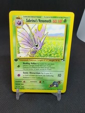 2000 Pokemon Gym Heroes 1st Edition #34/132 Sabrina's Venomoth on eBay