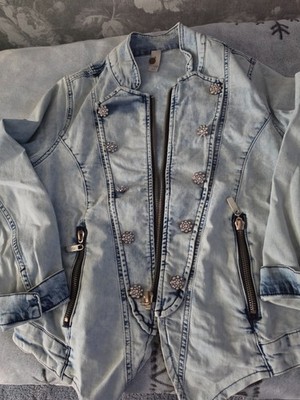 Tredy Jeansjacke gr.40 Blau Neu