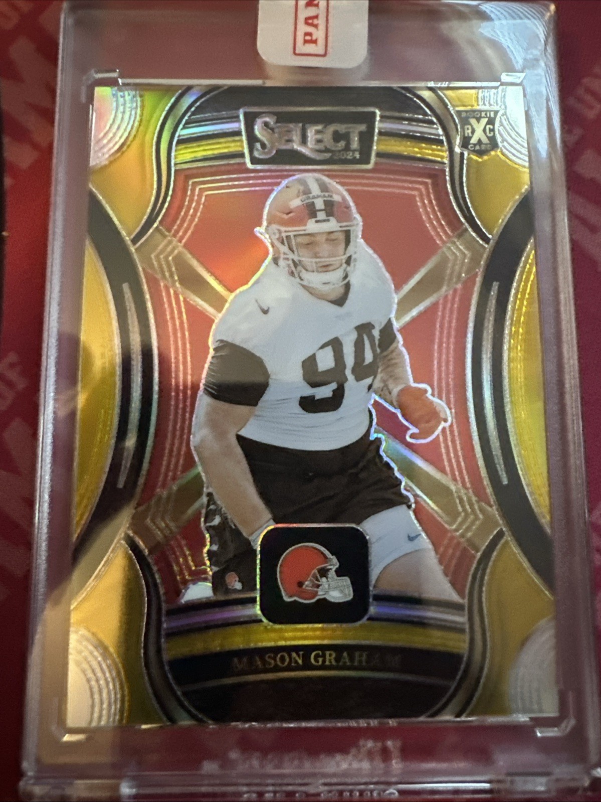 MASON GRAHAM 2024 PANINI SELECT 2025 XRC GOLD PRIZM /10 ROOKIE #520