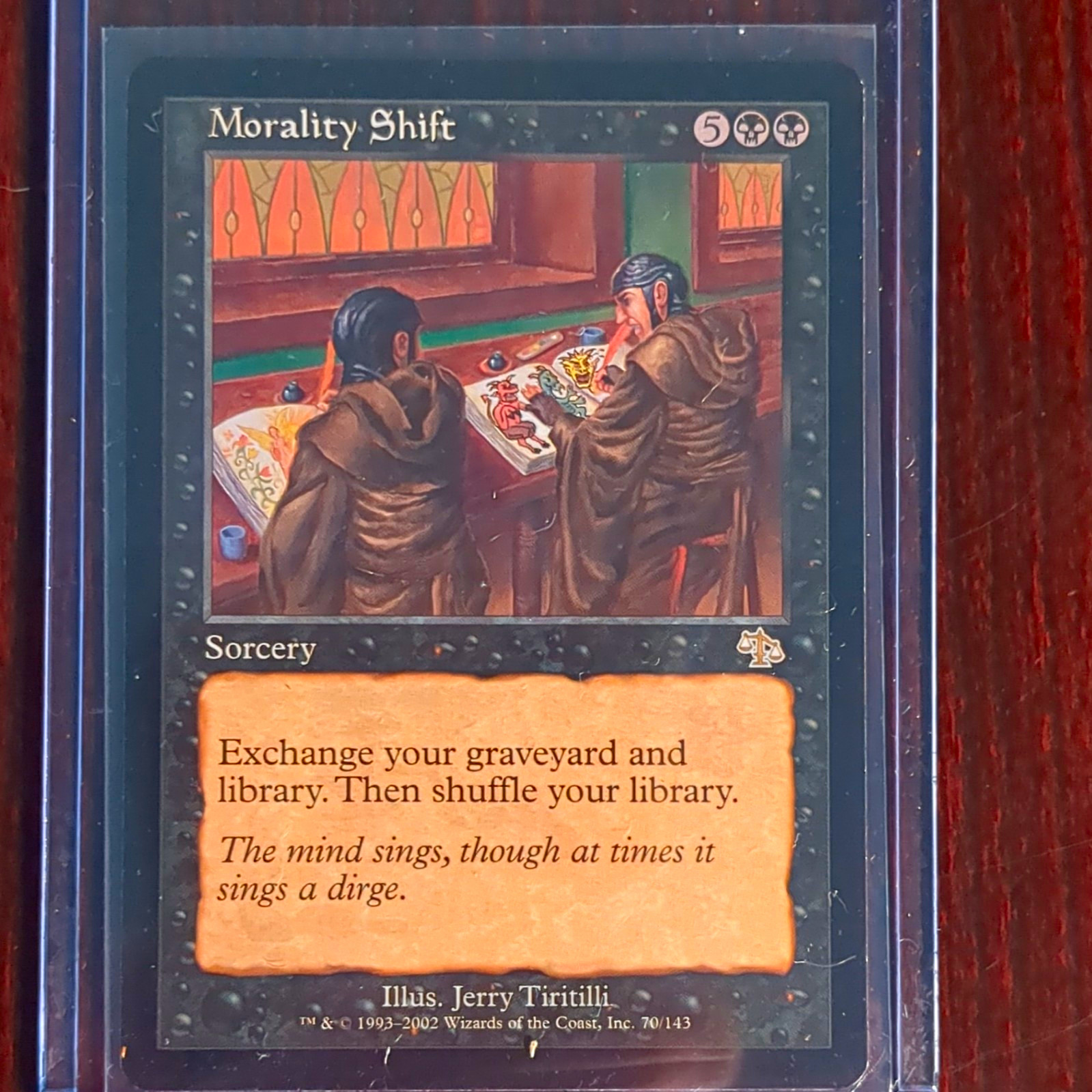 MTG - Morality Shift - Judgment #70/143 Rare Black EN 2002 