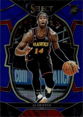 2022-23 Panini Select #88 AJ Griffin Blue Prizms