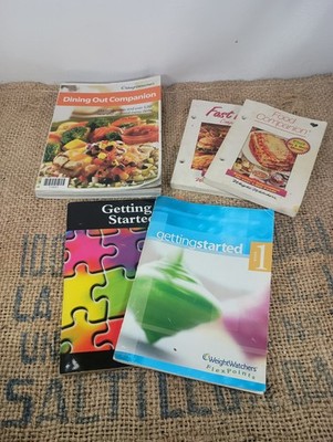 Weight Watchers FOOD ,FAST FOOD,Dining Out  Companion, Getting Started Flex Book