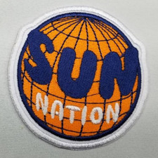Connecticut Sun Nation WNBA Embroidered Patch Basketball Iron On
