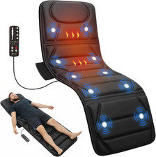 Full Body Massage Mat with Heat, 10 Motors Vibrating Back Massager, Back Massage