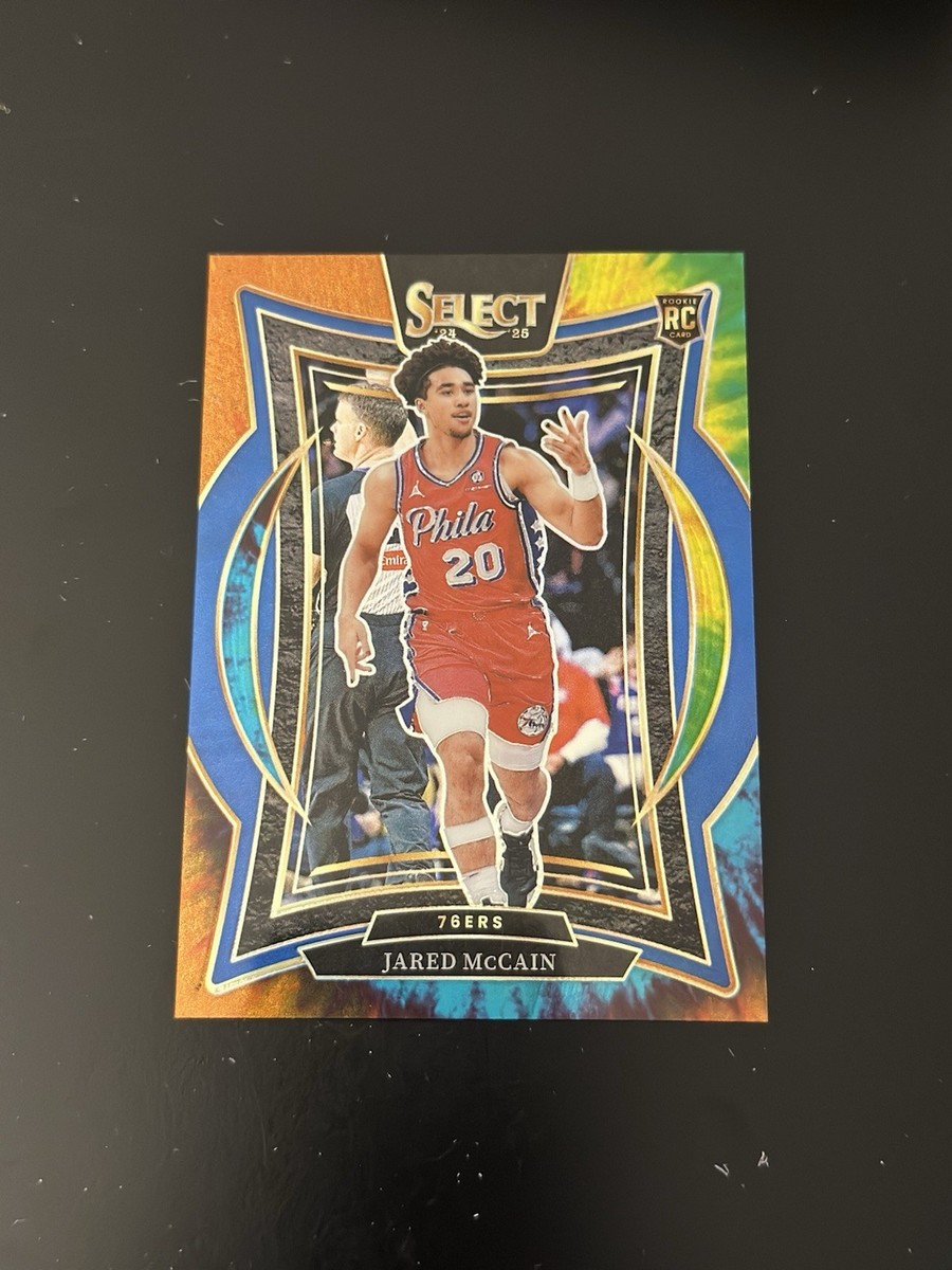 2024 Panini Select Basketball Jared Mccain Tie-Dye /25 Concourse
