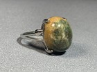 Natural Silicified Coral Fossil Flower Agate Ring/ Adjustable — photo 8