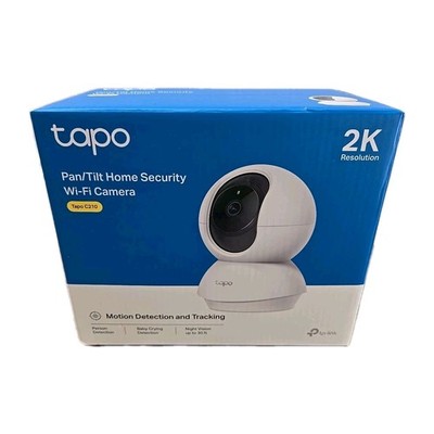 NEW - TP-Link Tapo C210 2K Pan Tilt Wi-Fi Security Camera - White - Open Box