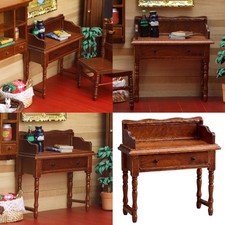 1/12 Miniature Study Desk Doll House Decoration Furniture For Craft Project