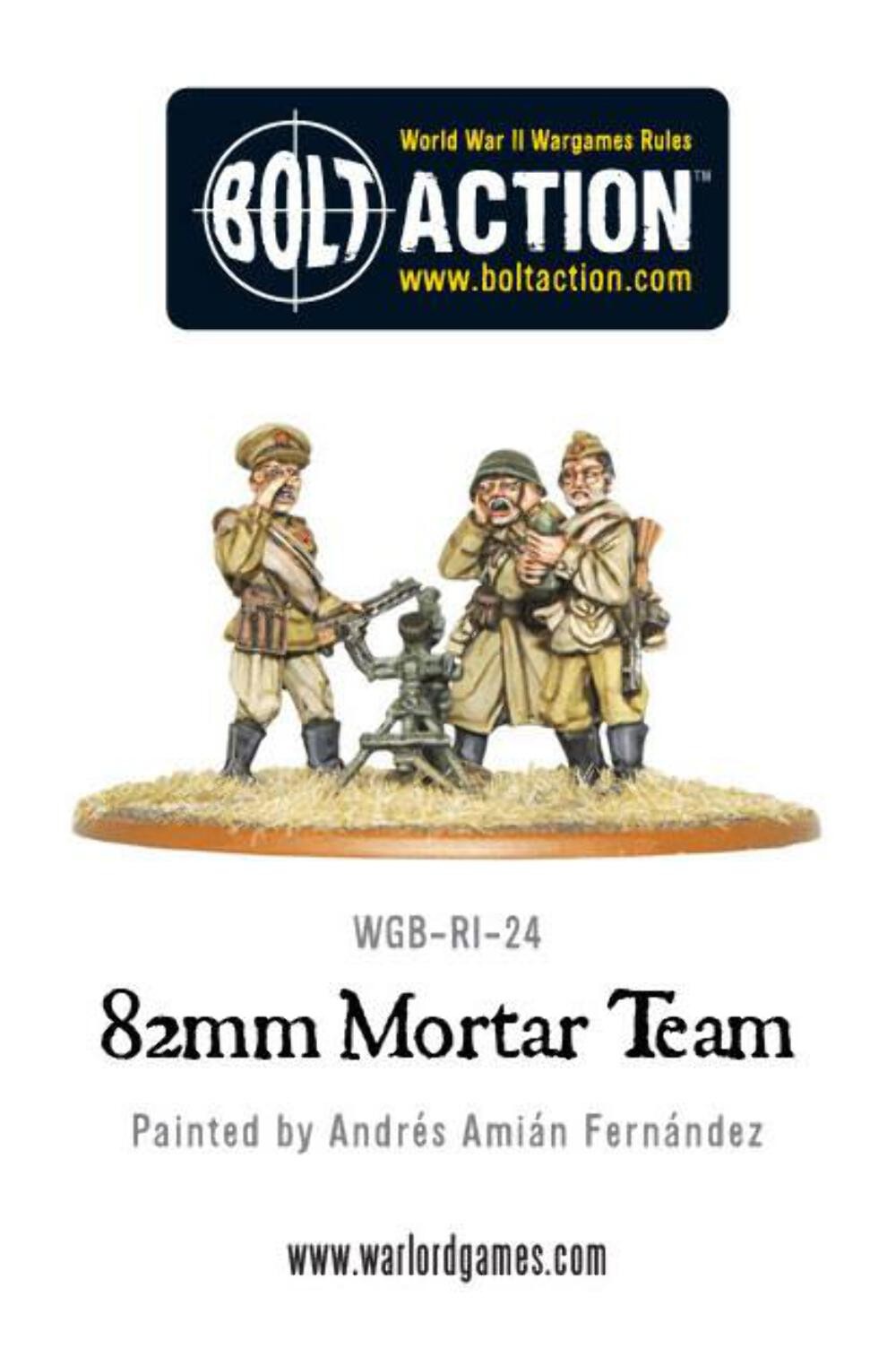 Soviet 82mm Mortar Team Blister Pack