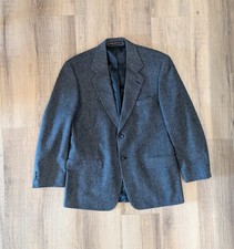 Vintage Cricketeer Wool Tweed Blazer 42R Gray Herringbone Sport Coat Canada