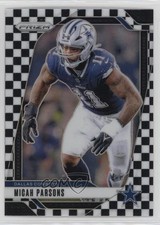 2024 Panini Prizm Black & White Checker Prizm Micah Parsons #77 0rd2