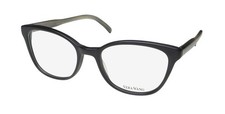 NEW VERA WANG LUXE CARINE EYEGLASSES FULL-RIM BK CAT EYE PLASTIC 52-18-140