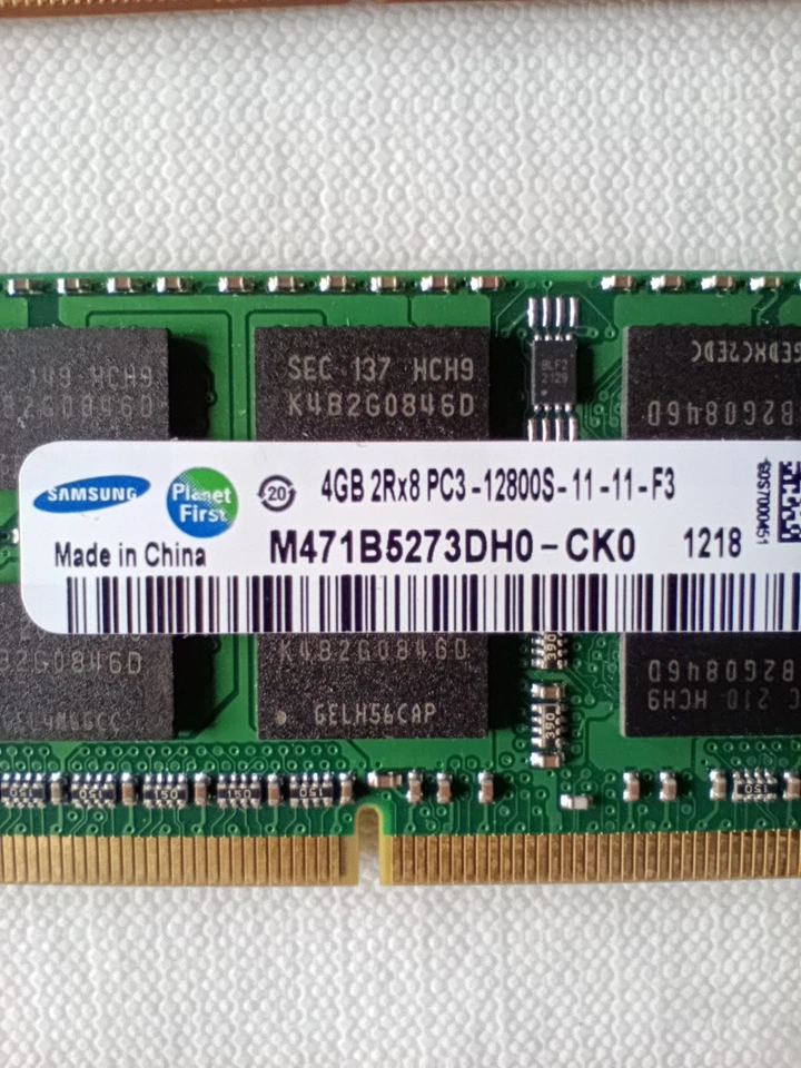  4GB DDR3 1600 (PC3-12800) Memoria RAM         SAMSUNG  Tot: 8GB - Immagine 4 di 4