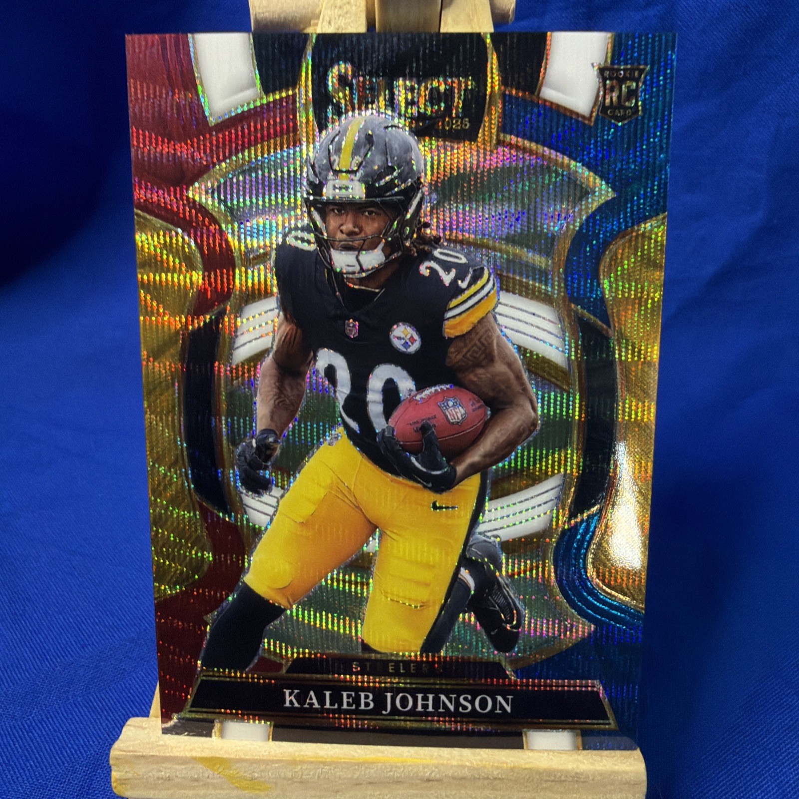 2025 Panini Select Football Kaleb Johnson Rookie Concourse Tri-Color /399 #52