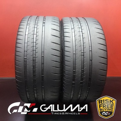 Set of 2 Tires LikeNEW Michelin Pilot Sport Cup 2 N2 265/35ZR20 NoRepairs #96131