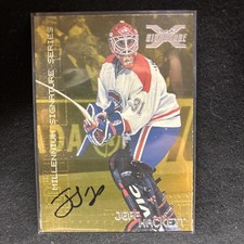 1999-00 ITG Be A Player Millennium Signature BUYBACK GOLD Jeff Hackett Auto