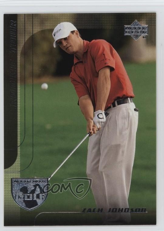 2004 Upper Deck Rookie Tour Zach Johnson #116 Rookie RC 05k6