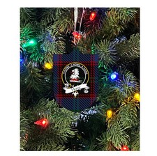 Hume Family Crest Christmas Ornament - Single Sided Metal Christmas Ornament
