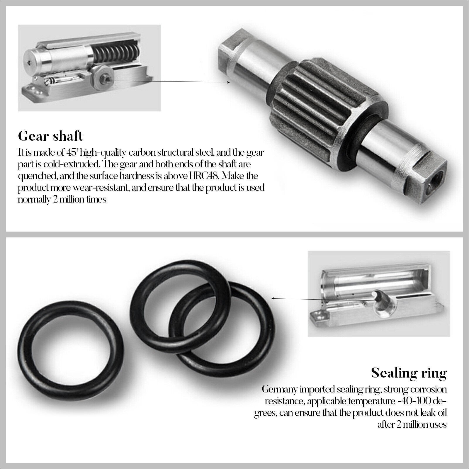 143lbs Commercial Door Closer Residential Hydraulic Auto Door-Closer Heavy Duty